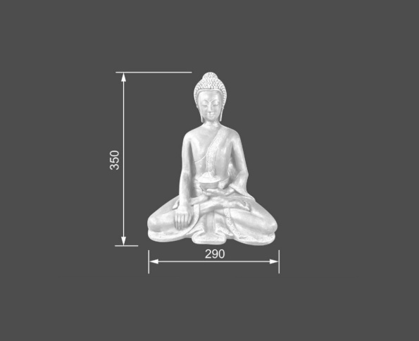 Статуэтка «Будда в позе лотоса» - С 3 размеры