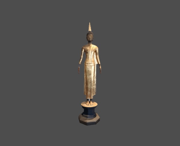 Скульптура «Будда» - С 6 покрытие сусальное золото
