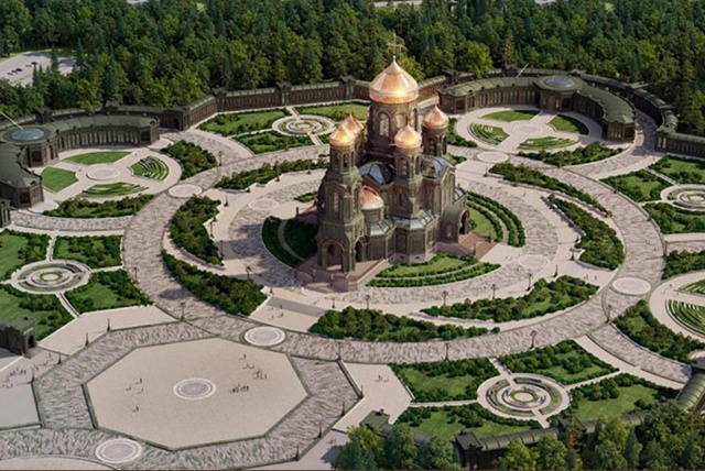Главный Храм вооруженных сил РФ - общий вид