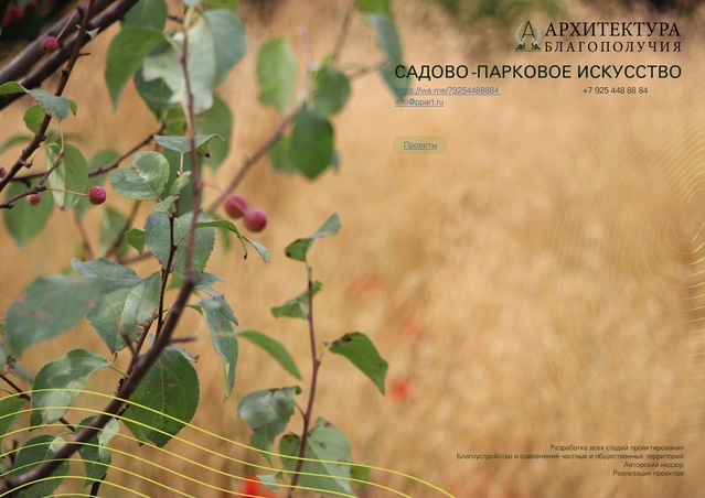 Садово-парковое искусство