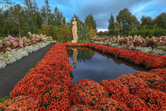Общая композиция исторического сада в Царицыно