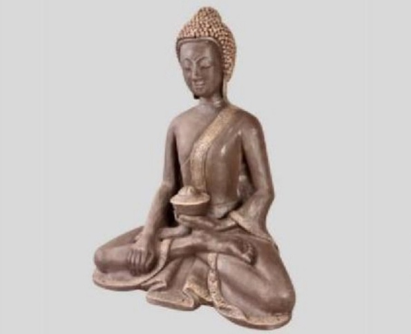 Статуэтка «Будда в позе лотоса» - С 3 вид спереди