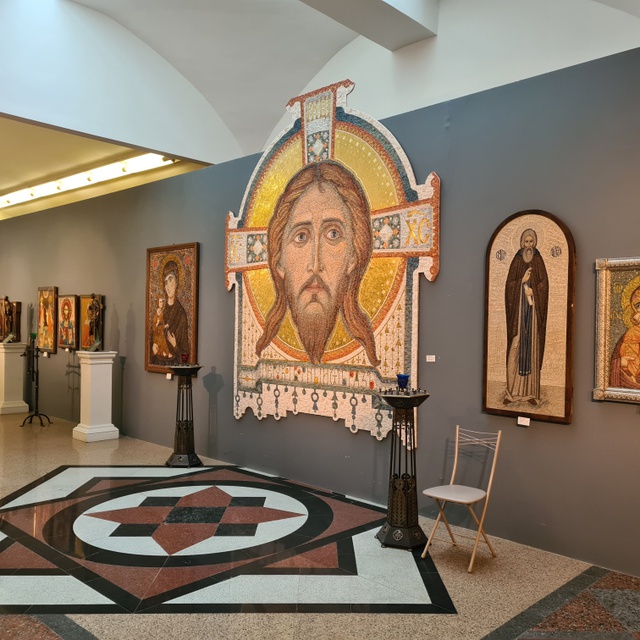 Центральный экспонат выставки Дом Господень - икона Иисуса Христа