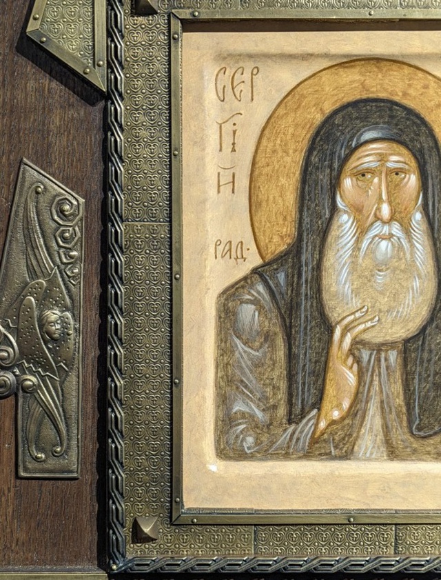 Православная икона Сергия Радонежского
